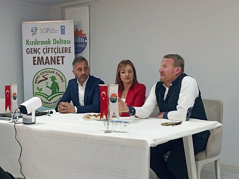 “Kızılırmak Deltası Genç Çiftçilere Emanet” Projesi Tanıtıldı